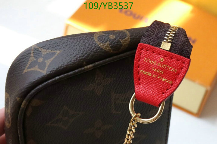 LV Bags-(Mirror)-Handbag-,Code: YB3537,$: 109USD