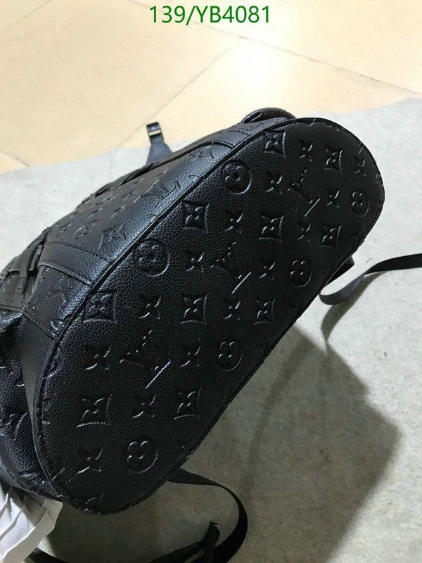 LV Bags-(4A)-Backpack-,Code: YB4081,$: 139USD