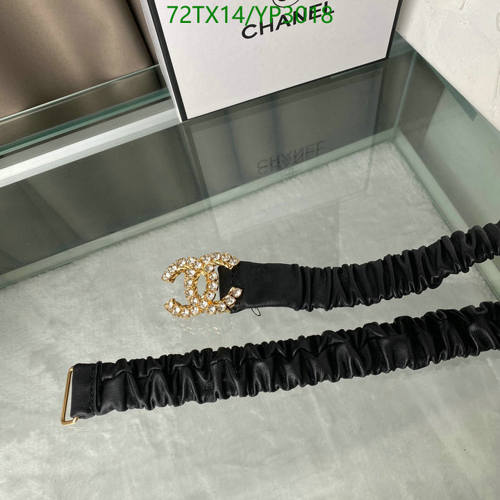 Belts-Chanel,Code: YP3018,$: 72USD