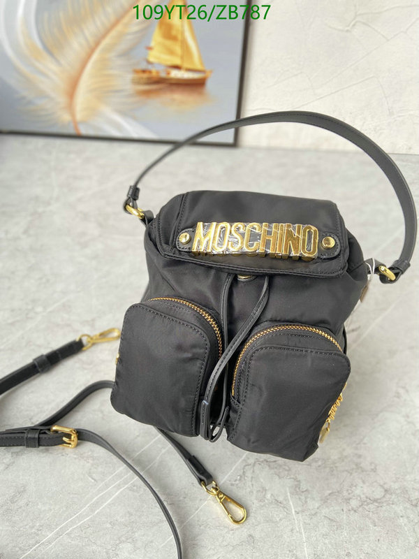 Moschino Bag-(Mirror)-Handbag-,Code: ZB787,$: 109USD