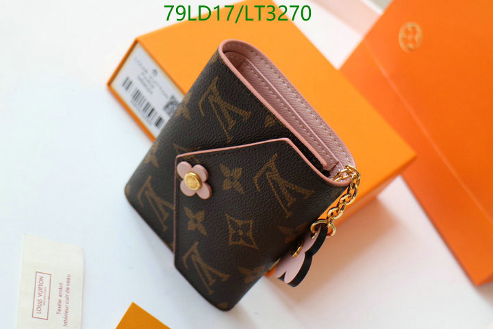 LV Bags-(Mirror)-Wallet-,Code: LT3270,$: 79USD