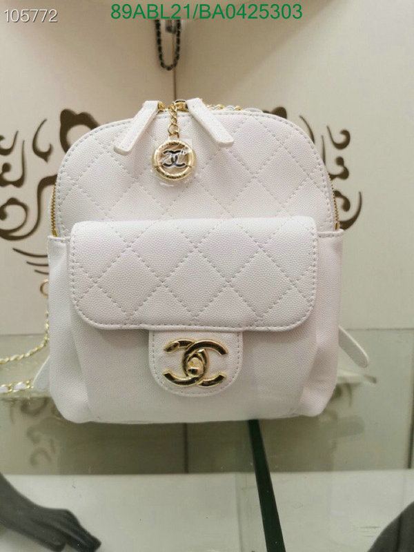 Chanel Bags ( 4A )-Backpack-,Code: BA04252303,$: 89USD