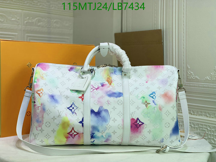 LV Bags-(4A)-Keepall BandouliRe 45-50-,Code: LB7434,$: 115USD