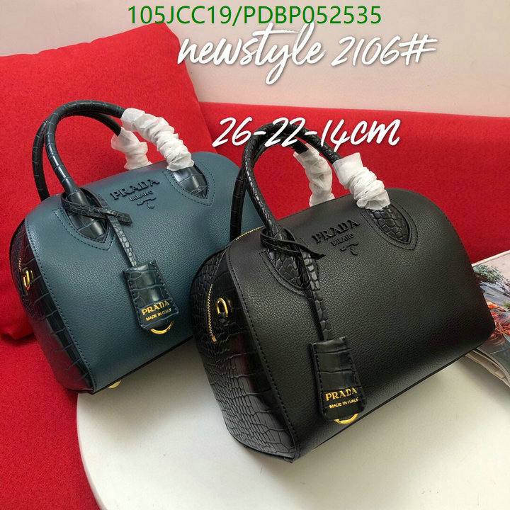 Prada Bag-(4A)-Handbag-,Code: PDBP052535,$: 105USD