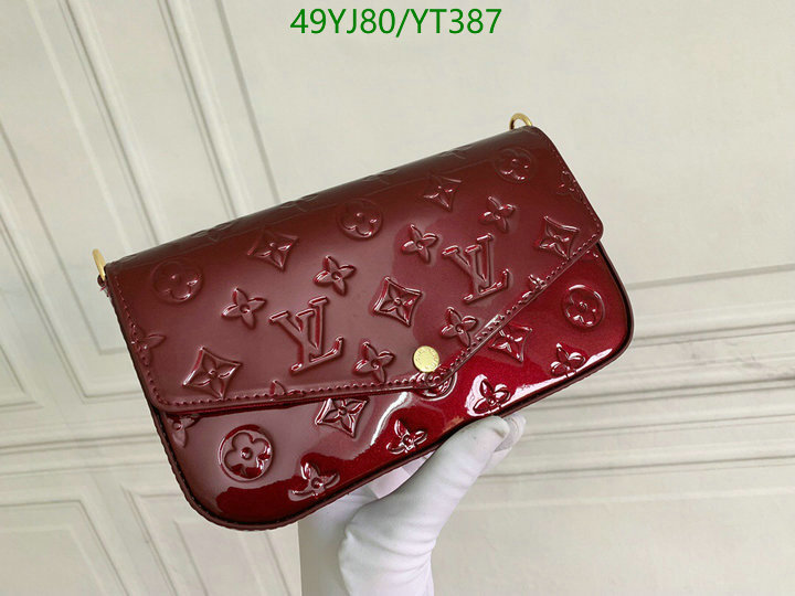 LV Bags-(4A)-Wallet-,Code: YT387,$: 49USD