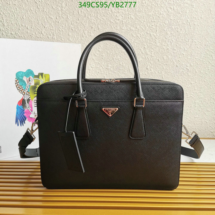 Prada Bag-(Mirror)-Handbag-,Code: YB2777,$: 349USD