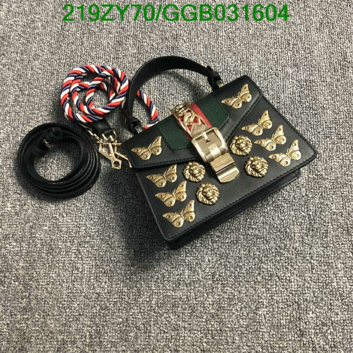 Gucci Bag-(Mirror)-Handbag-,Code: GGB031604,$: 219USD