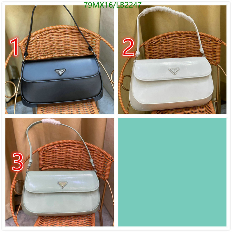 Prada Bag-(4A)-Cleo,Code: LB2247,$: 79USD