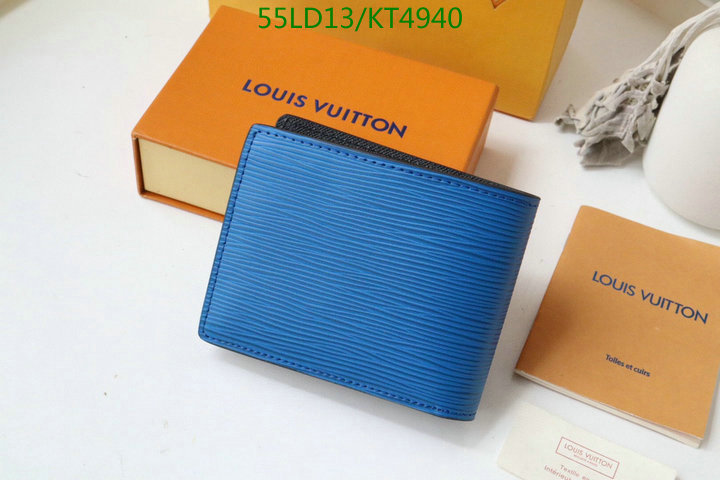 LV Bags-(Mirror)-Wallet-,Code: KT4940,$: 55USD