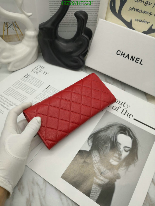 Chanel Bags ( 4A )-Wallet-,Code: HT5231,$: 49USD