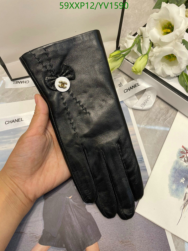 Gloves-Chanel, Code: YV1590,$: 59USD