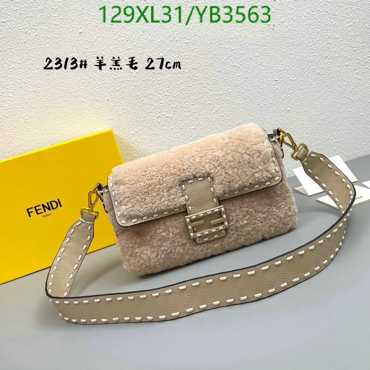 Fendi Bag-(4A)-Baguette-,Code: YB3563,$: 129USD