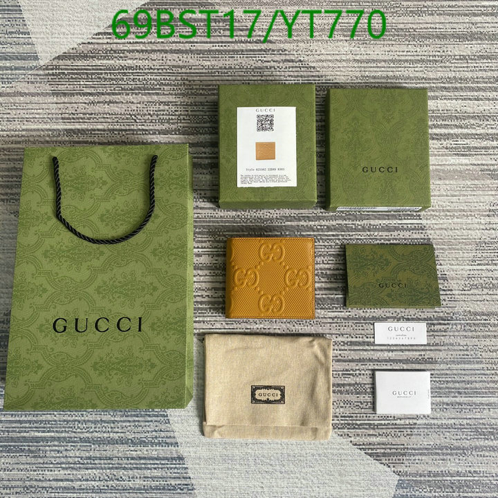 Gucci Bag-(Mirror)-Wallet-,Code: YT770,$: 69USD