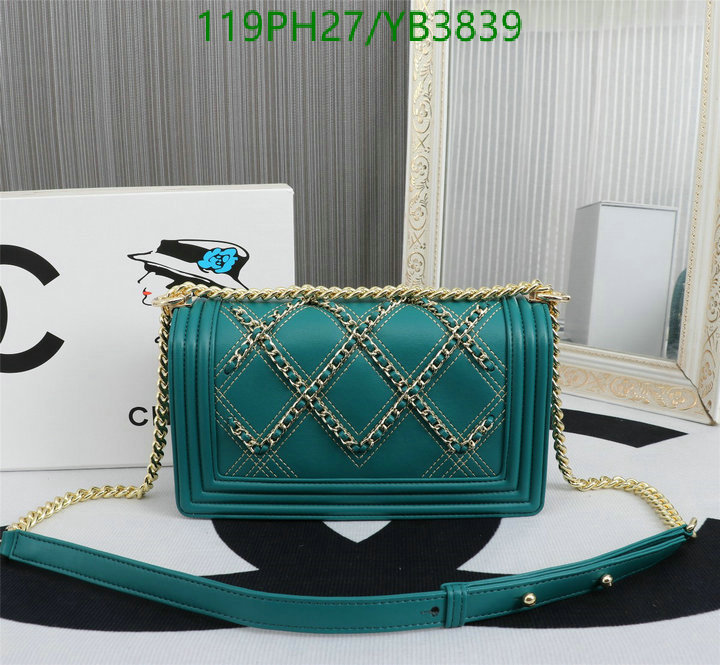 Chanel Bags ( 4A )-Le Boy,Code: YB3839,$: 119USD