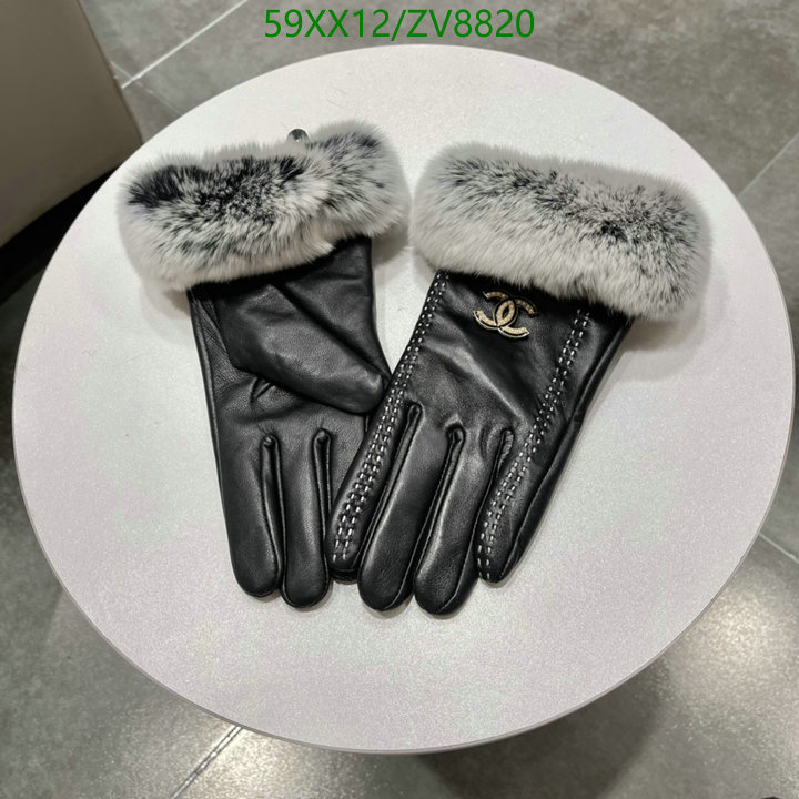 Gloves-Chanel, Code: ZV8820,$: 59USD