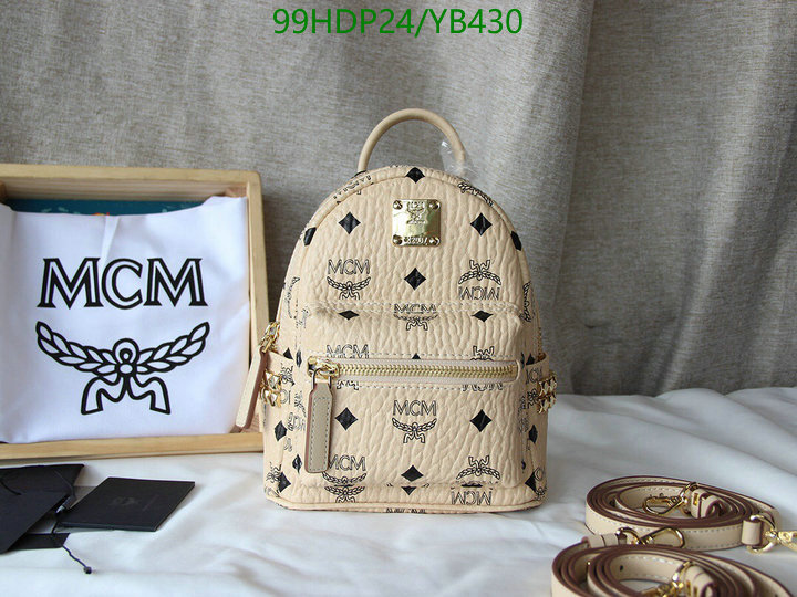 MCM Bag-(Mirror)-Backpack-,Code: YB430,$: 99USD