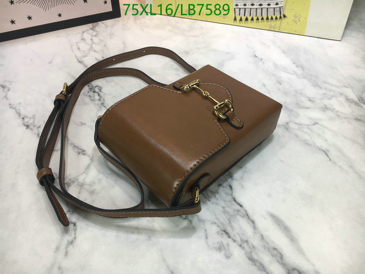 Gucci Bag-(4A)-Horsebit-,Code: LB7589,$: 75USD