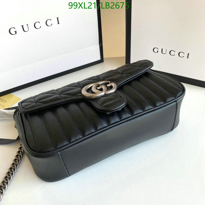 Gucci Bag-(4A)-Marmont,Code: LB2675,$: 99USD