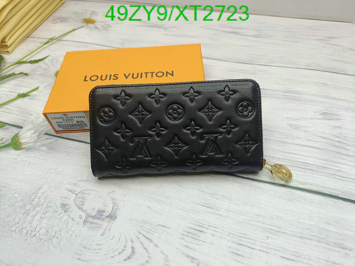 LV Bags-(4A)-Wallet-,Code: XT2723,$: 49USD