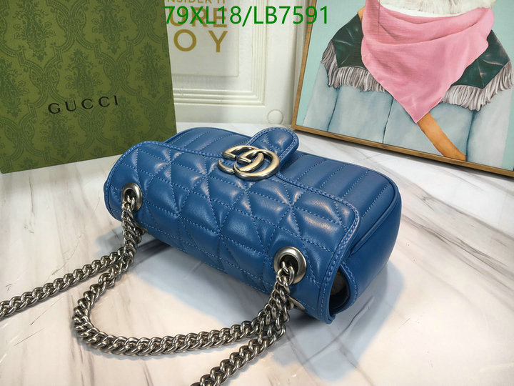 Gucci Bag-(4A)-Marmont,Code: LB7591,$: 79USD