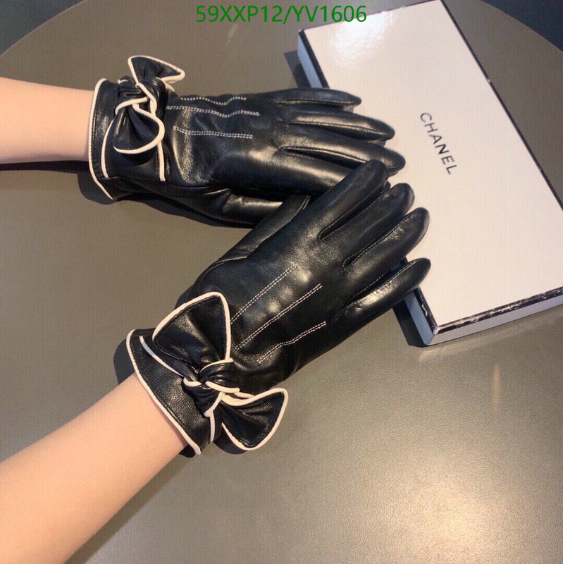 Gloves-Chanel, Code: YV1606,$: 59USD