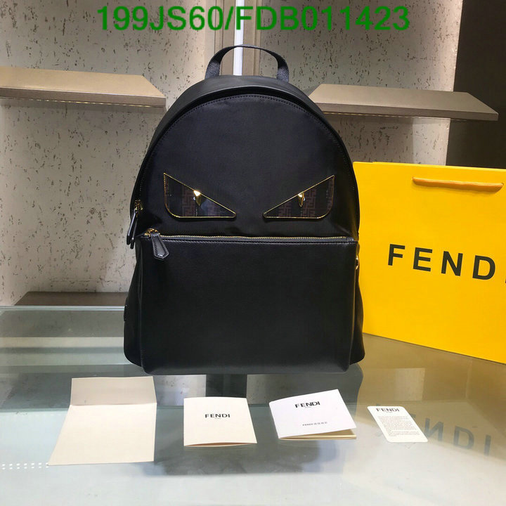 Fendi Bag-(Mirror)-Backpack-,Code: FDB011423,$: 199USD