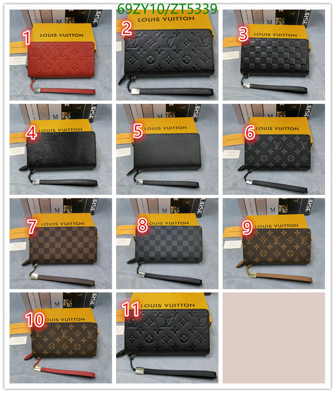 LV Bags-(4A)-Wallet-,Code: ZT5339,$: 69USD