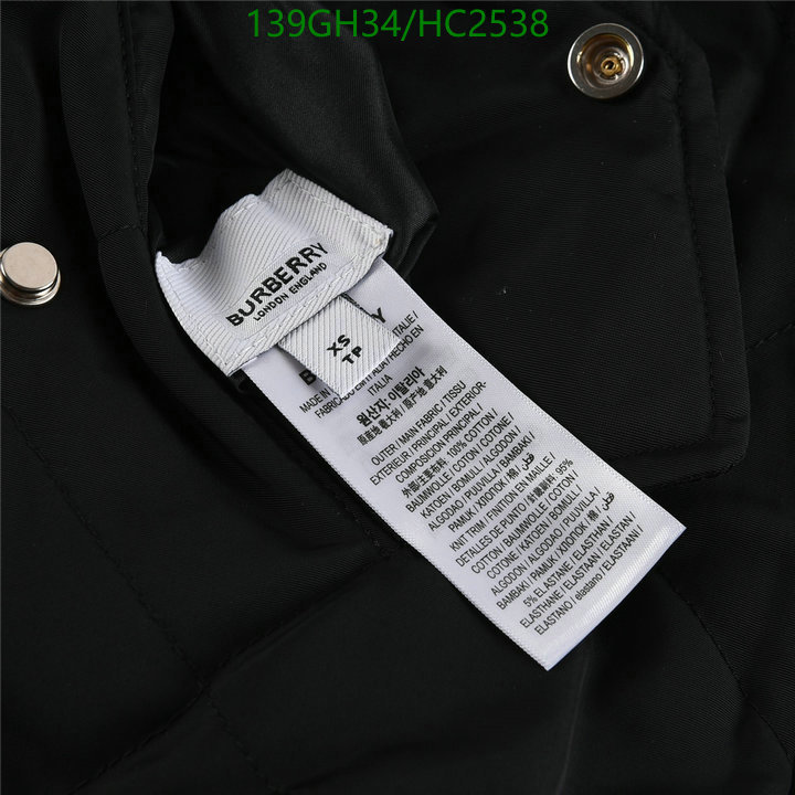 Clothing-Burberry, Code: HC2538,$: 139USD