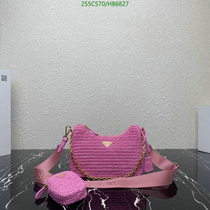 Prada Bag-(Mirror)-Re-Edition 2005,Code: HB6827,$: 255USD