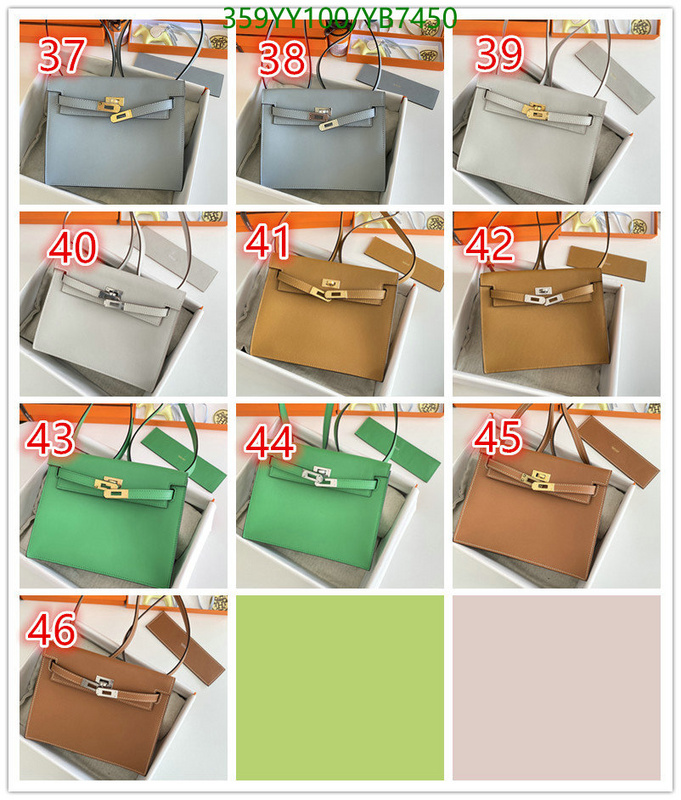 Hermes Bag-(Mirror)-Kelly-,Code: YB7450,$: 359USD