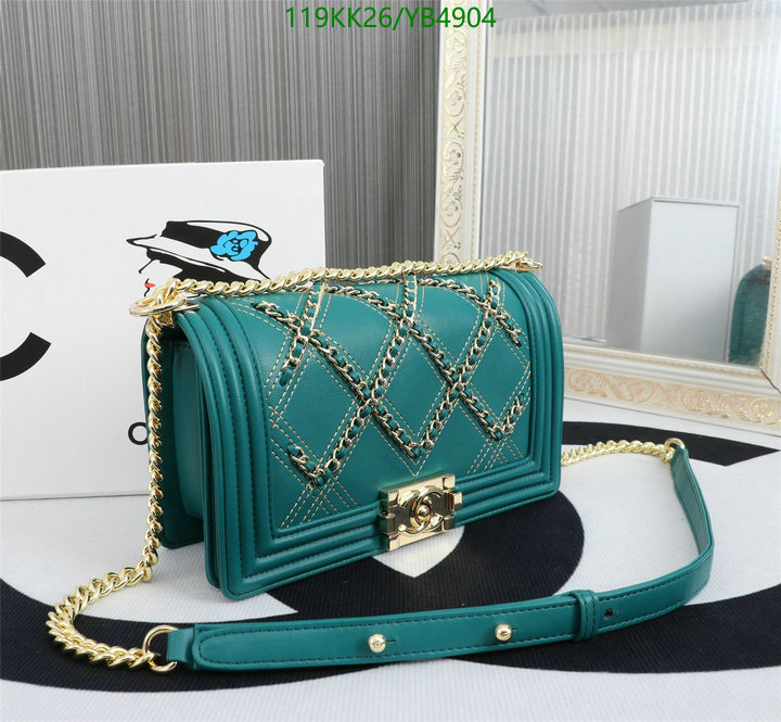 Chanel Bags ( 4A )-Le Boy,Code: YB4904,$: 119USD
