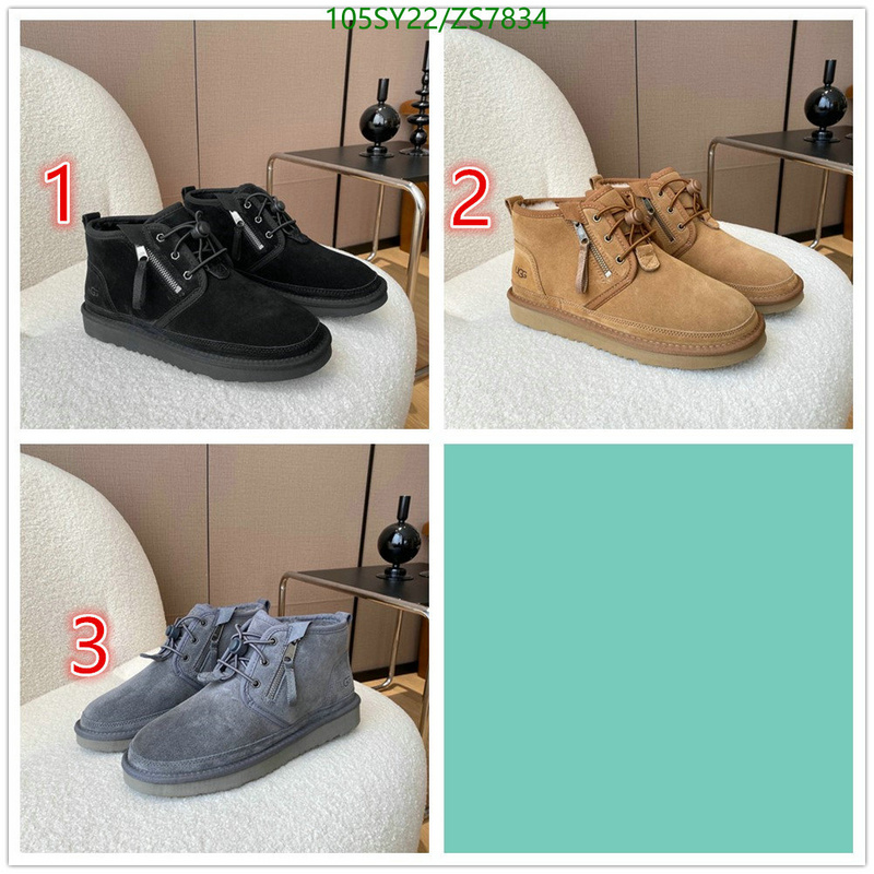 Men shoes-Boots, Code: ZS7834,$: 105USD