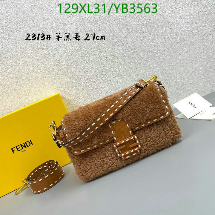 Fendi Bag-(4A)-Baguette-,Code: YB3563,$: 129USD