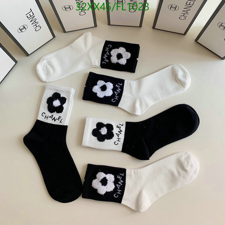 Sock-Chanel,Code: FL1022,$: 32USD