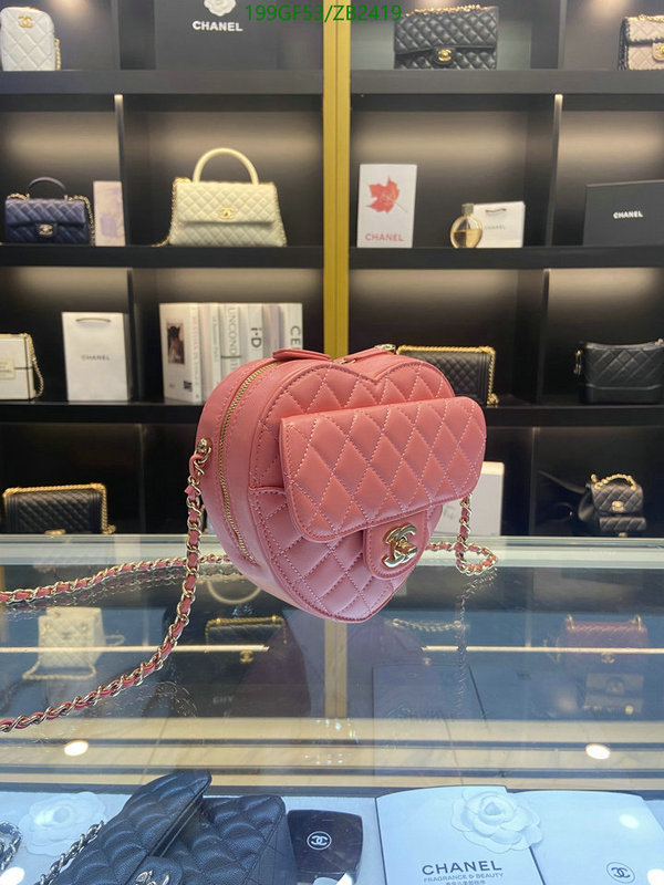 Chanel Bags -(Mirror)-Diagonal-,Code: ZB2419,$: 199USD