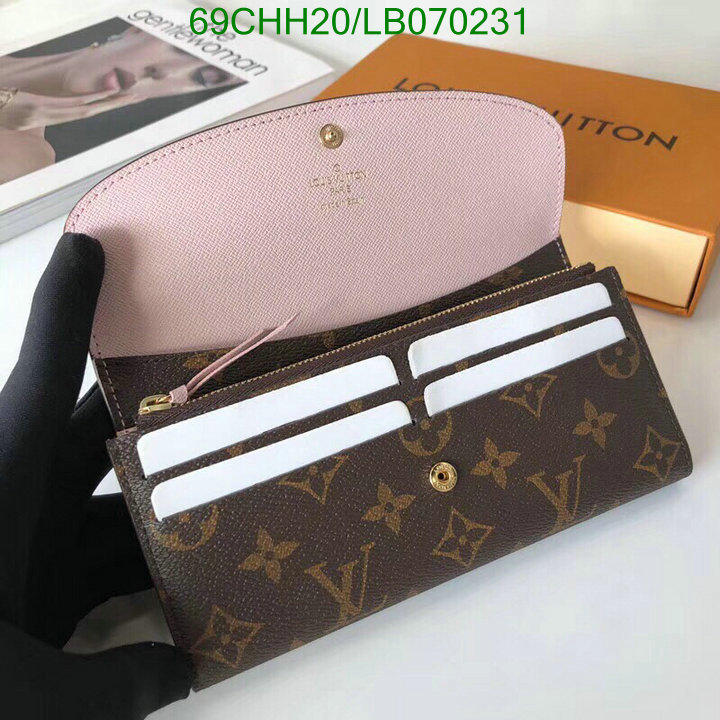 LV Bags-(Mirror)-Wallet-,Code: LB070231,$: 69USD