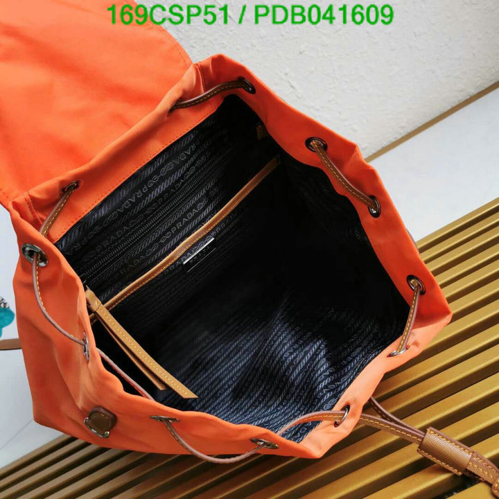 Prada Bag-(Mirror)-Backpack-,Code: PDB041609,$: 169USD