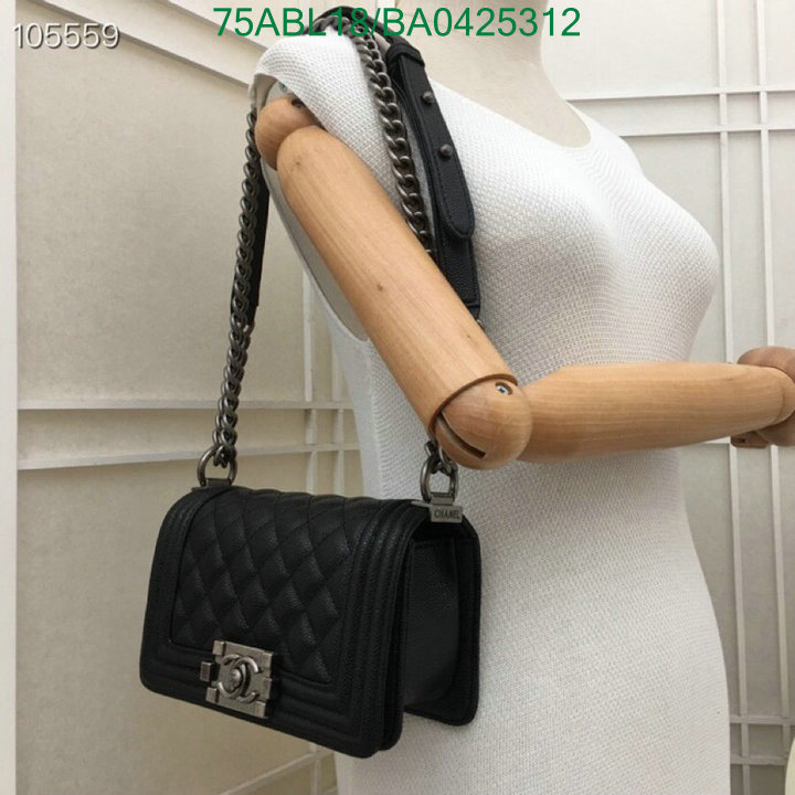 Chanel Bags ( 4A )-Le Boy,Code: BA04252312,$: 75USD