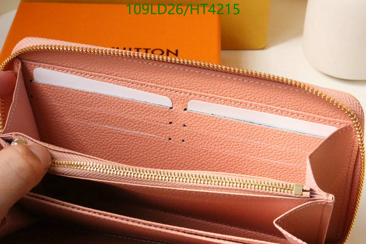 LV Bags-(Mirror)-Wallet-,Code: HT4215,$: 109USD
