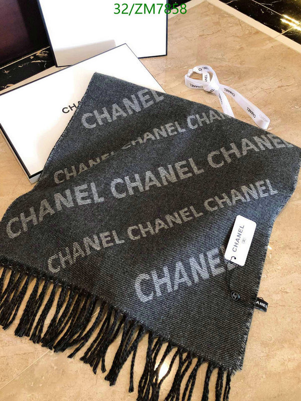 Scarf-Chanel, Code: ZM7858,$: 32USD