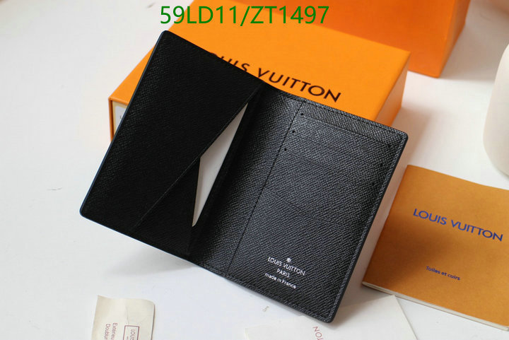 LV Bags-(Mirror)-Wallet-,Code: ZT1497,$: 59USD