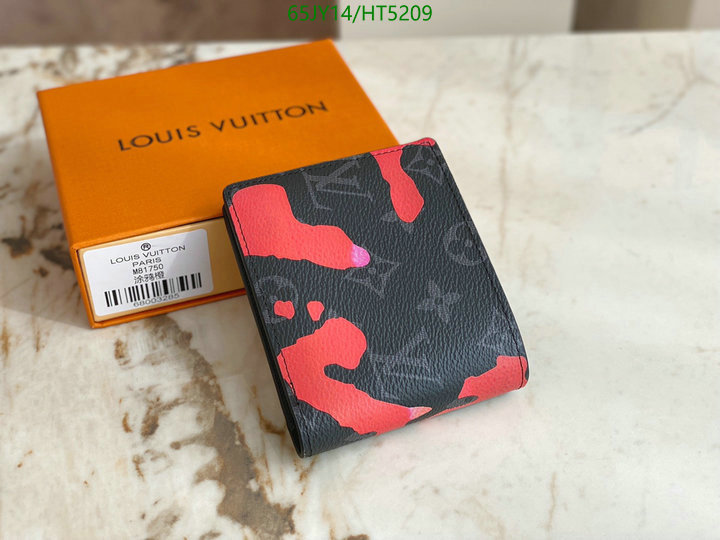 LV Bags-(Mirror)-Wallet-,Code: HT5209,$: 65USD