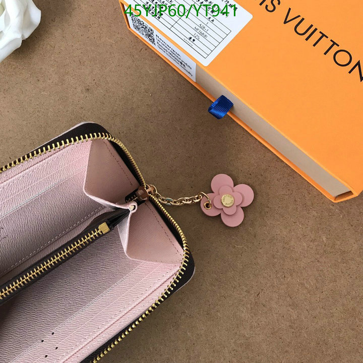 LV Bags-(Mirror)-Wallet-,Code: YT941,$: 45USD