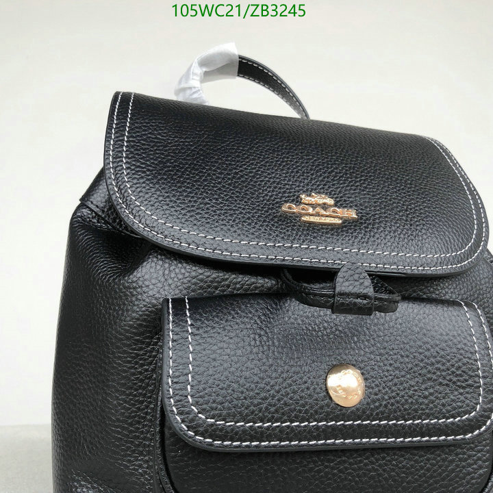 Coach Bag-(4A)-Backpack-,Code: ZB3245,$: 105USD