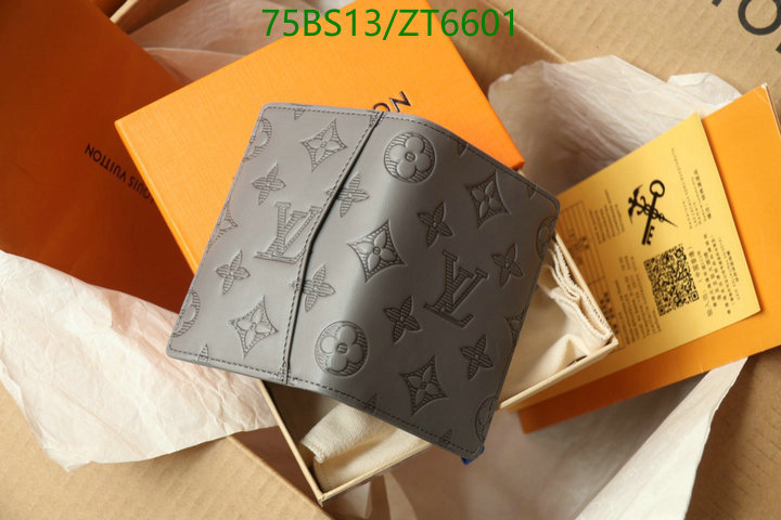 LV Bags-(Mirror)-Wallet-,Code: ZT6601,$: 75USD