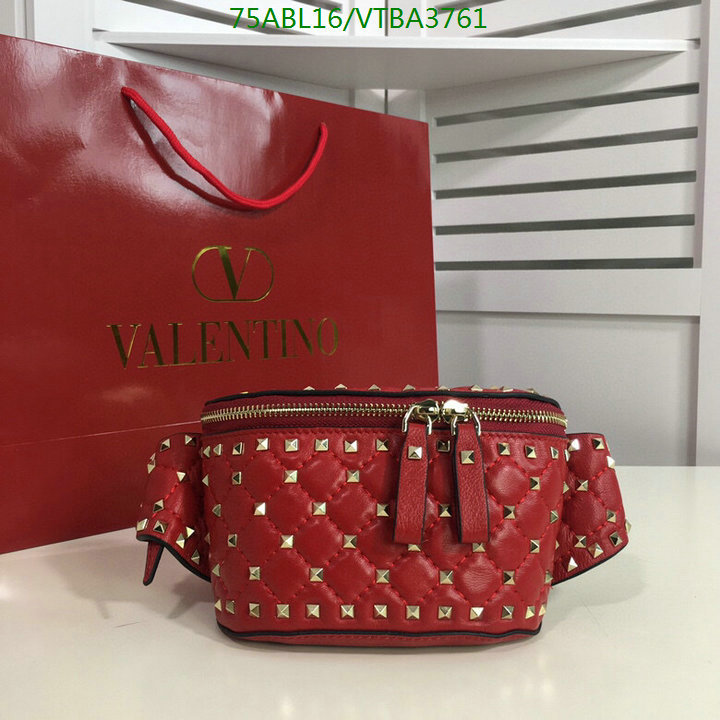 Valentino Bag-(4A)-Rockstud Spike-,Code: VTBA3761,$: 75USD