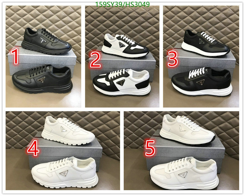 Men shoes-Prada, Code: HS3049,$: 159USD