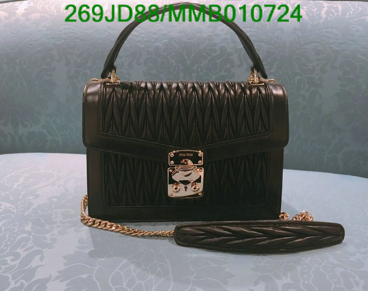 Miu Miu Bag-(Mirror)-Diagonal-,Code: MMB010724,$: 269USD