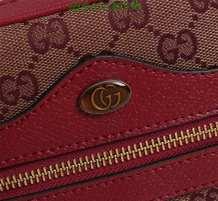 Gucci Bag-(4A)-Diagonal-,Code: LB7599,$: 69USD