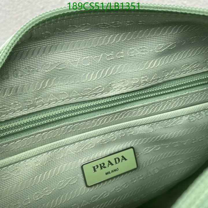 Prada Bag-(Mirror)-Diagonal-,Code: LB1351,$: 189USD